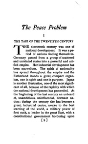 Cover of: The Peace Problem: The Task of the Twentieth Century