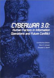 Cover of: Cyberwar 3.0: Human Factors in Information Operations and Future Conflict