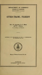 Cover of: Otter-trawl fishery by A. B. Alexander