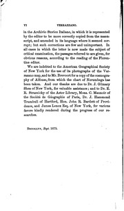 Cover of: The voyage of Verrazzano: A Chapter in the Early History of Maritime ... by Henry Cruse Murphy , Joseph Green Cogswell