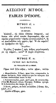 Cover of: Fables d'Ésope