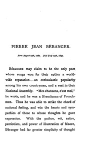 Cover of: Béranger