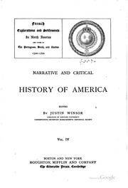 Cover of: Narrative and critical history of America by Justin Winsor