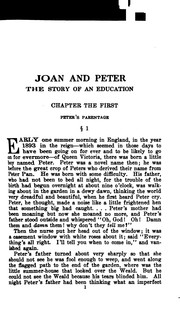 Cover of: Joan and Peter: The Story of an Education by H. G. Wells