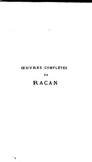 Cover of: Œuvres complètes