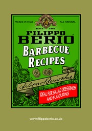 Cover of: Filippo Berio Barbecue Recipes: Ideal for Salad Dressings and Flavouring