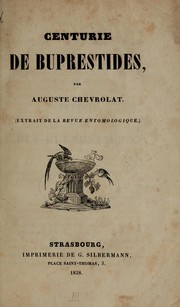 Cover of: Centurie de Buprestides