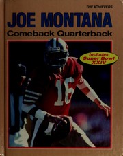 Cover of: Joe Montana: Comeback Quarterback (Lerner Sports Achievers (Paperback))
