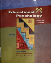 Cover of: Educational psychology for Canadian teachers | Alan Bowd