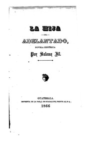 Cover of: La hija del adelantado: Novelo histórica