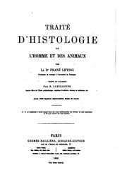 Cover of: Traité d'histologie de l'homme et des animaux by Franz Leydig