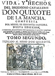 Cover of: Vida, y hechos del Ingenioso Cavallero Don Quixote de la Mancha by Miguel de Cervantes Saavedra, Gregorio Mayans y Siscar