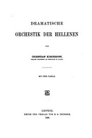 Cover of: Dramatische Orchestik der Hellenen