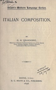 Cover of: Italian composition
