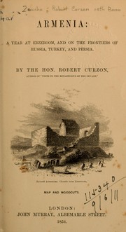 Cover of: Armenia by Robert Curzon