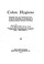 Cover of: Colon Hygiene: Comprising New and Important Facts Concerning the Physiology of the Colon and an ...