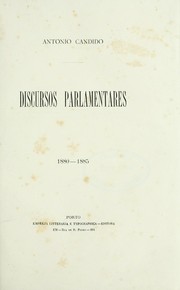 Cover of: Discursos parlementares: 1880-1885