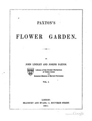 Cover of: Paxton's Flower Garden