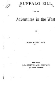 Cover of: Buffalo Bill and His Adventures in the West by Ned Buntline