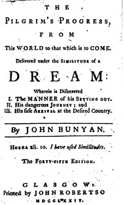 Cover of: The pilgrim's progress, from this world to that which is to come by John Bunyan