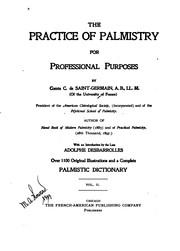 Cover of: The Practice of Palmistry for Professional Purposes