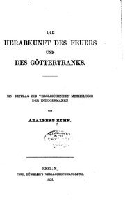 Cover of: Die Herabkunft des Feuers und des Göttertranks by 