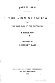 Cover of: The lion of Janina | JГіkai, MГіr