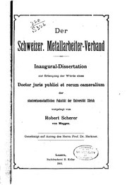 Cover of: Der Schweizer by Scherer, Robert.