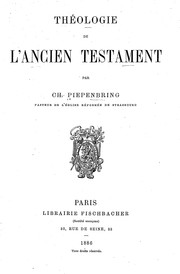 Cover of: Théologie de l'Ancien Testament