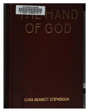 Cover of: The hand of God | Cora Bennett Stephenson