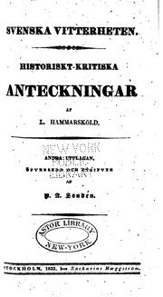 Cover of: Svenska vitterheten