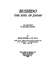 Bushido The Soul Of Japan An Exposition Of Japanese