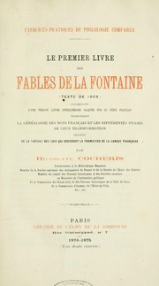 Le Premier livre des Fables de la Fontaine by Hippolyte François Jules Marie Cocheris