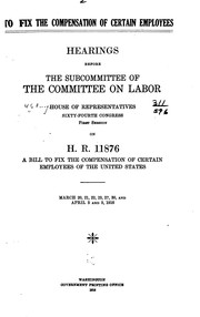 Cover of: To Fix the Compensation of Certain Employees