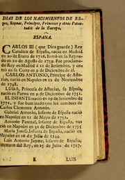 Cover of: El conocimiento de los tiempos. Ephemeride del año de 1773: primero despues del bisiesto. ...