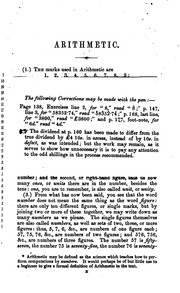 Cover of: Rudimentary treatise on arithmetic