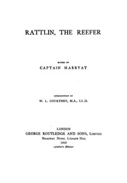 Cover of: Rattlin, The Reefer by Frederick Marryat
