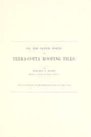 Cover of: On the older forms of terra-cotta roofing tiles.