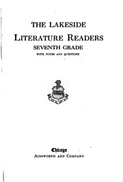 Cover of: The Lakeside literature readers.: Fourth-     grade, arranged with introduction and notes