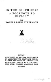Cover of: The  works of Robert Louis Stevenson. by Robert Louis Stevenson, Robert Louis Stevenson