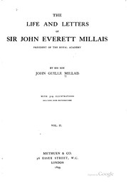 Cover of: The life and letters of Sir John Everett Millais by John Guille Millais