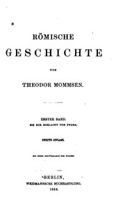 Cover of: Römische Geschichte by Theodor Mommsen