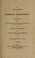 Cover of: An epitome of Lamarck's arrangement of Testacea: being a free translation of that part of his works, De l'histoire des animaux sans vertèbres
