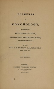 Cover of: Elements of conchology: according to the Linnean system, illustrated by twenty-eight plates, drawn from nature