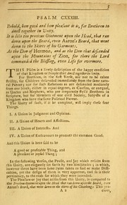 Cover of: A sermon preach'd before the Queen: at the Cathedral-Church of St. Paul, on May the first, 1707. Being the day appointed by Her Majesty for a general thanksgiving for the happy union of the two Kingdoms of England and Scotland