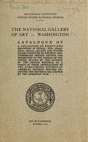 Cover of: Catalogue of a collection of eighty-two drawings in pencil, pen, charcoal, chalk, crayon and water color by Smithsonian institution. National collection of fine arts