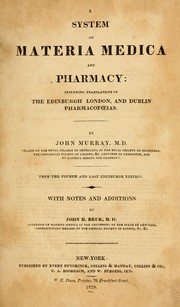 A system of materia medica and pharmacy by Murray, John
