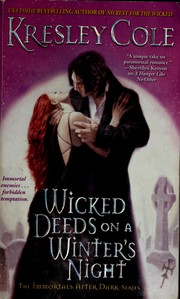 Cover of: Wicked deeds on a winter's night (Immortals After Dark Book 4)