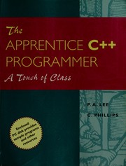 Cover of: The apprentice C++ programmer: a touch of class