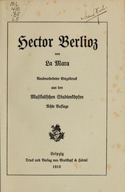 Cover of: Hector Berlioz